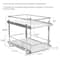 Household Essentials Glidez Marble 2-Tier Cabinet Organizer